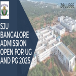 SJU Bangalore Admission Open For UG and PG 2025